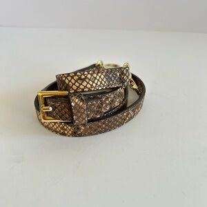 Brown Snake Print strap